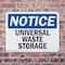 Signmission Universal Waste Storage, 10 in W x Rectangle, Plastic OS-2PACK-NS-P-710-L-18773 - alternate 3
